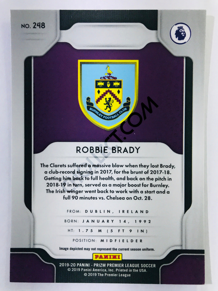 Robbie Brady - Burnley 2019-20 Panini Prizm Premier League #248