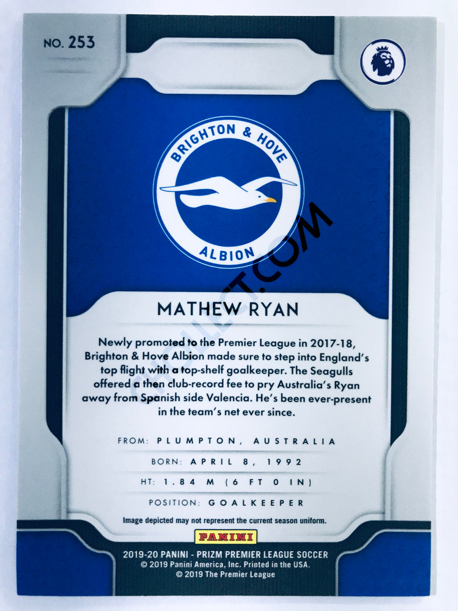 Mathew Ryan - Brighton & Hove Albion 2019-20 Panini Prizm Premier League #253