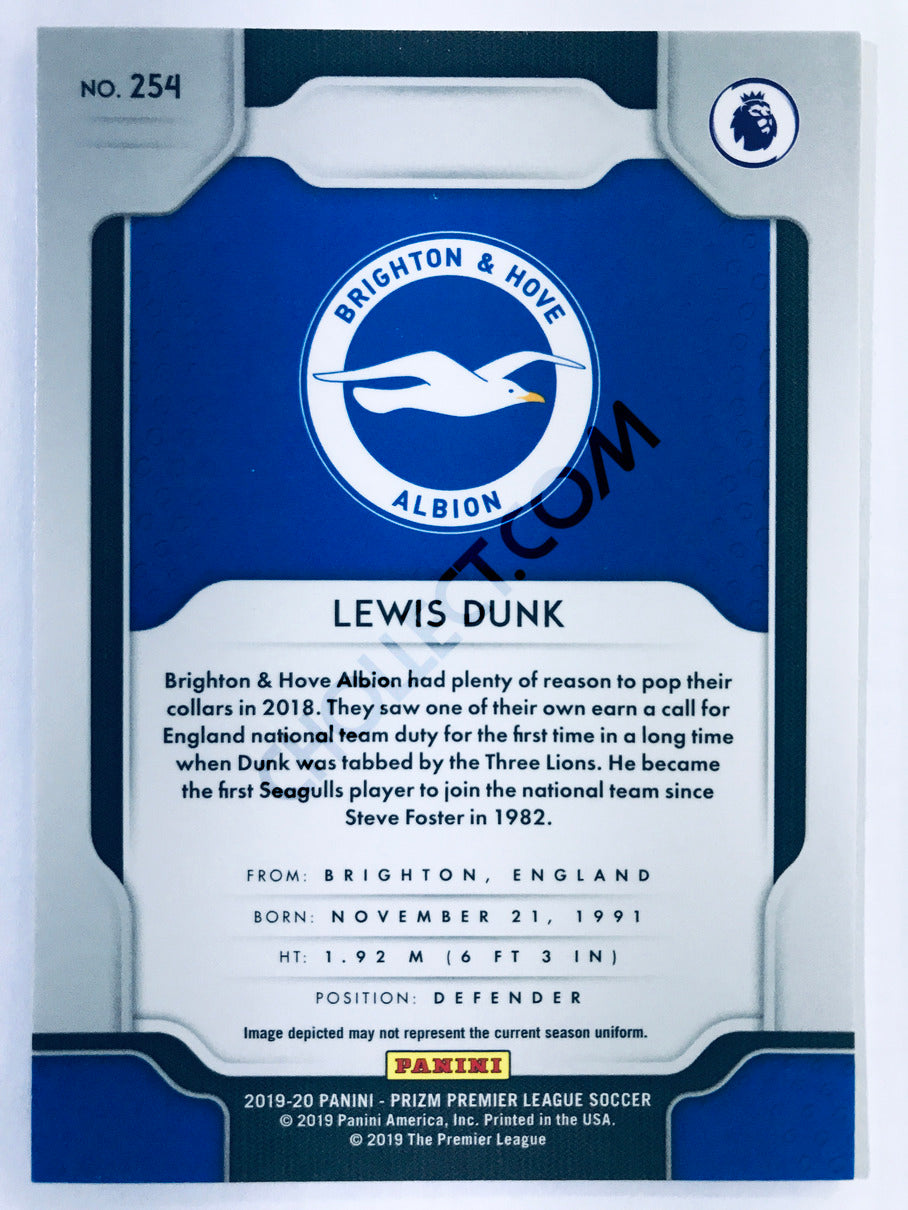 Lewis Dunk - Brighton & Hove Albion 2019-20 Panini Prizm Premier League #254