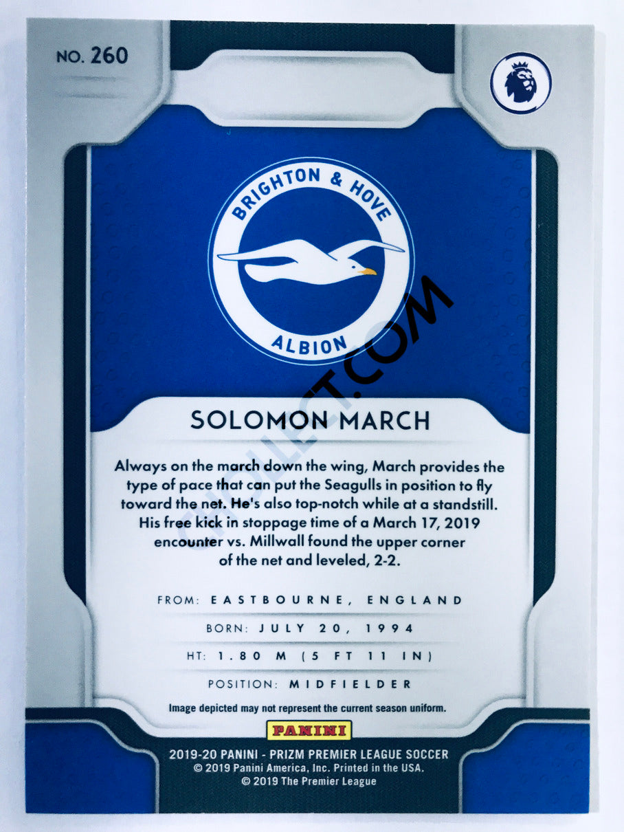 Solomon March - Brighton & Hove Albion 2019-20 Panini Prizm Premier League #260