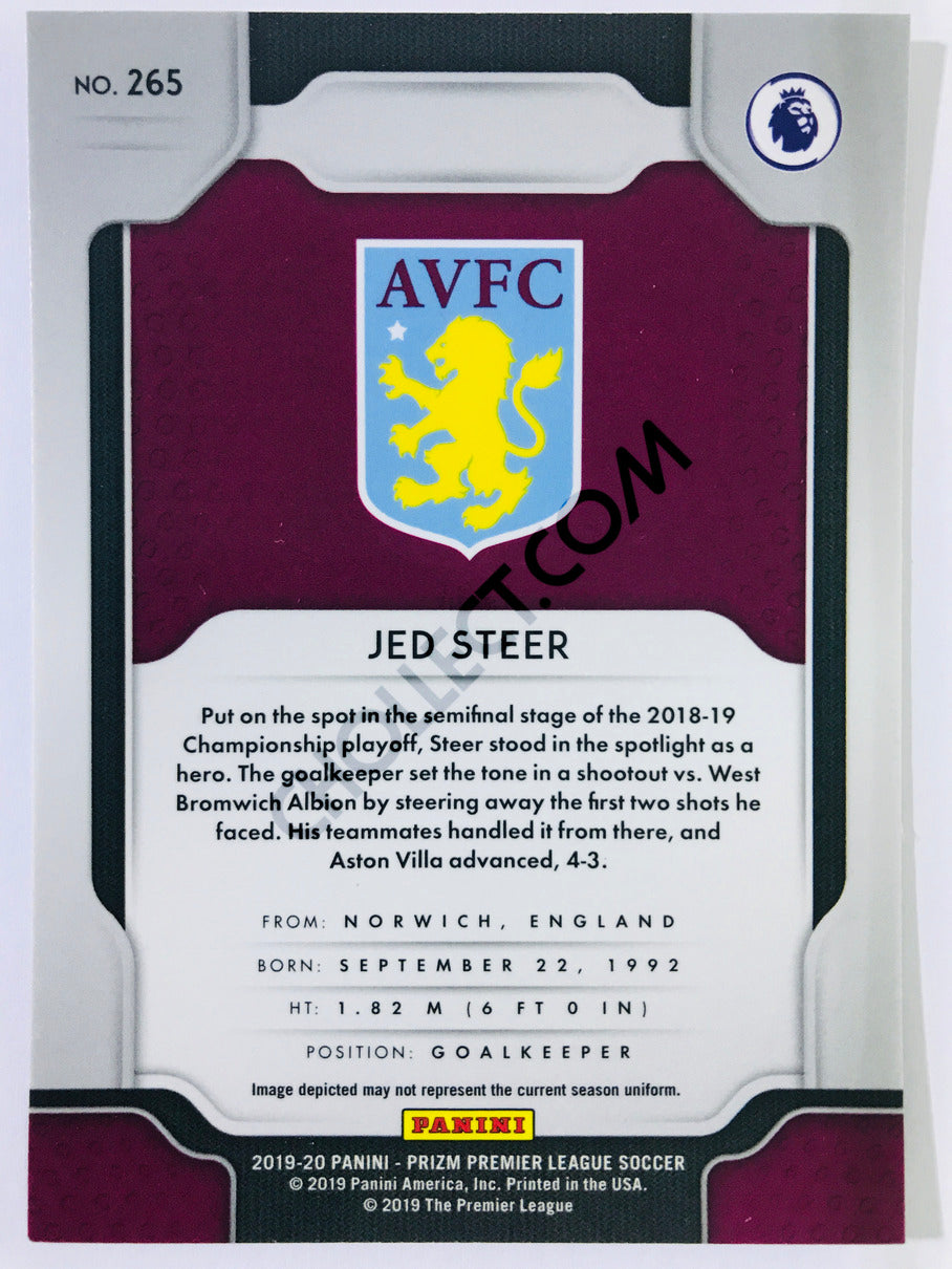 Jed Steer - Aston Villa 2019-20 Panini Prizm Premier League RC Rookie #265