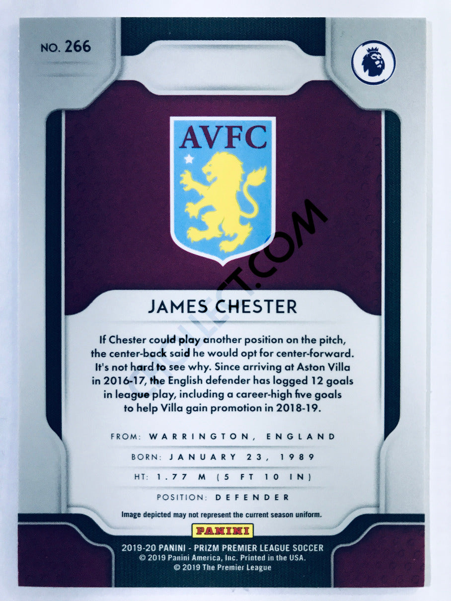 James Chester - Aston Villa 2019-20 Panini Prizm Premier League #266