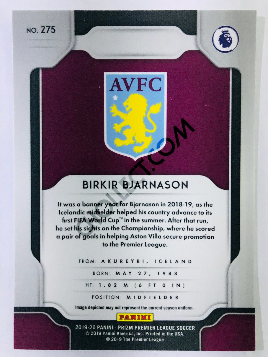 Birkir Bjarnason - Aston Villa 2019-20 Panini Prizm Premier League #275