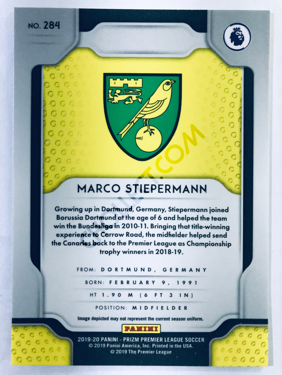 Marco Stiepermann - Norwich City 2019-20 Panini Prizm Premier League RC Rookie #284