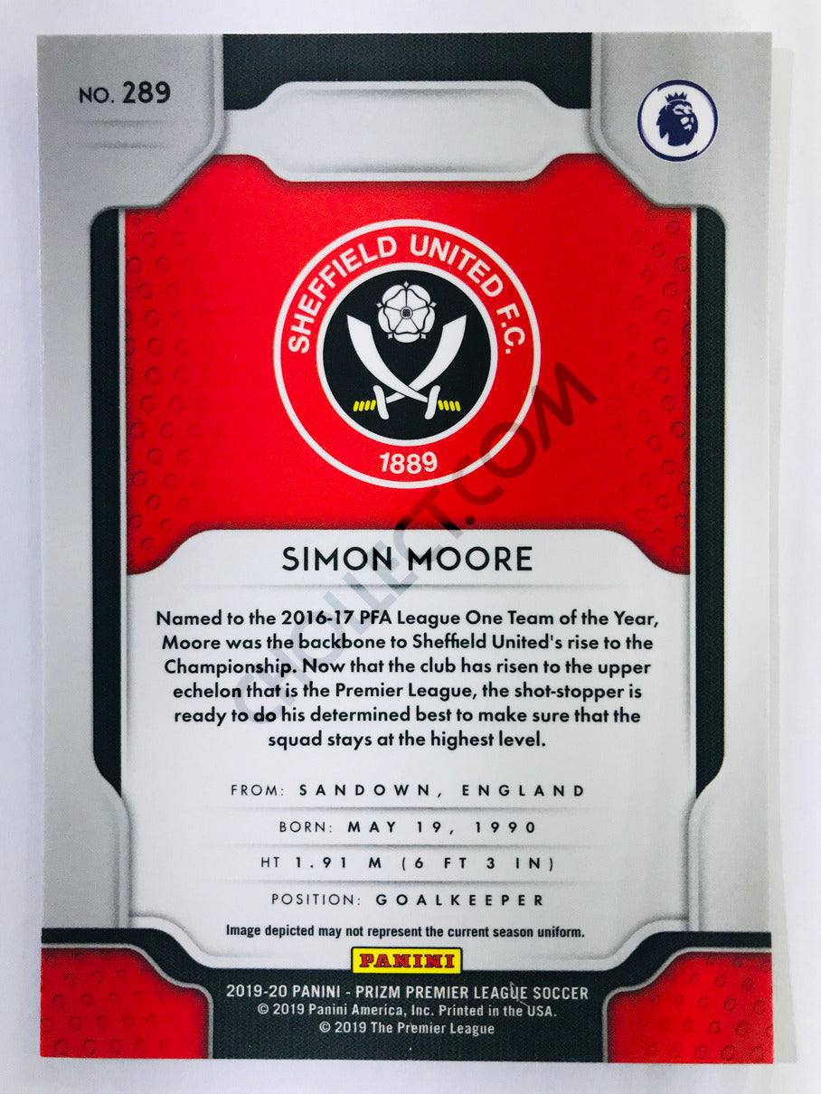 Simon Moore - Sheffield United 2019-20 Panini Prizm Premier League RC Rookie #289