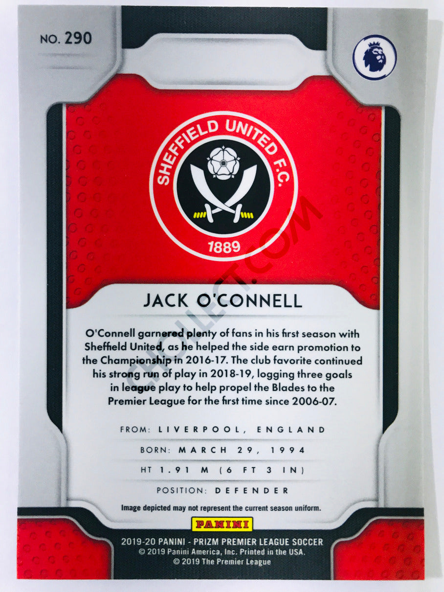 Jack O'Connell - Sheffield United 2019-20 Panini Prizm Premier League RC Rookie #290