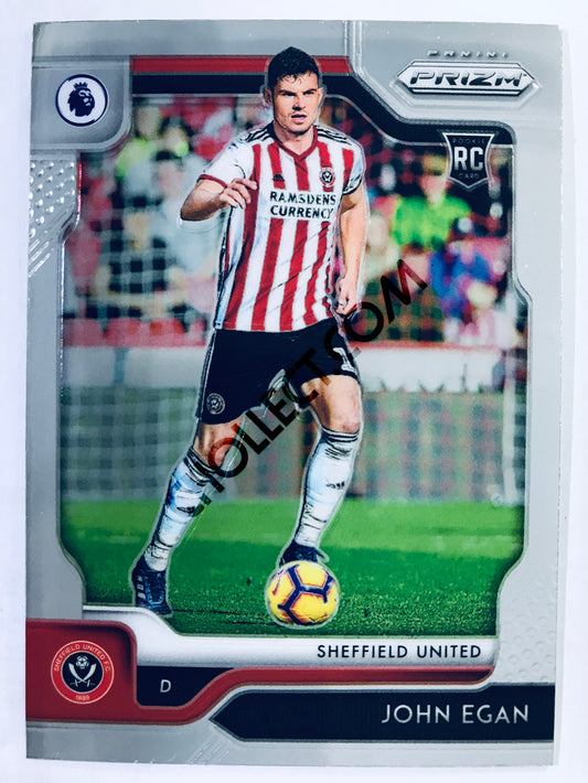 John Egan - Sheffield United 2019-20 Panini Prizm Premier League RC Rookie #291