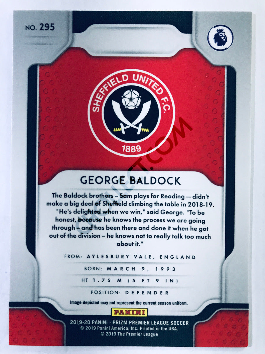 George Baldock - Sheffield United 2019-20 Panini Prizm Premier League RC Rookie #295