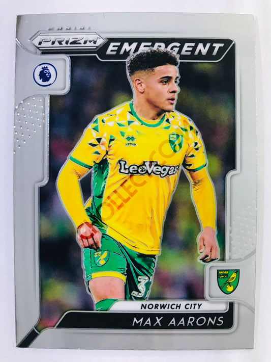 Max Aarons - Norwich City 2019-20 Panini Prizm Premier League Emergent #19