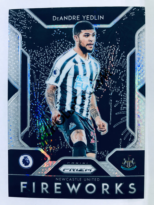 DeAndre Yedlin - Newcastle United 2019-20 Panini Prizm Premier League Fireworks Insert Hyper Parallel #3