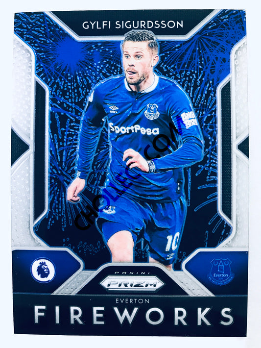 Gylfi Sigurdsson - Everton 2019-20 Panini Prizm Premier League Fireworks #14