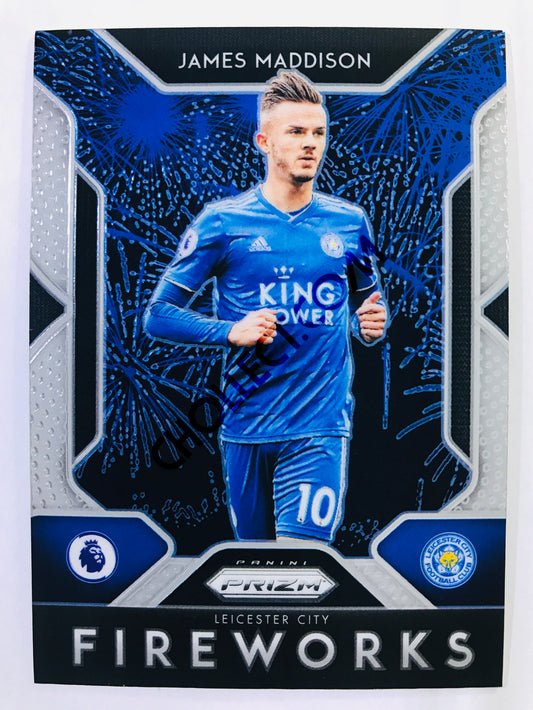 James Maddison - Leicester City 2019-20 Panini Prizm Premier League Fireworks #16