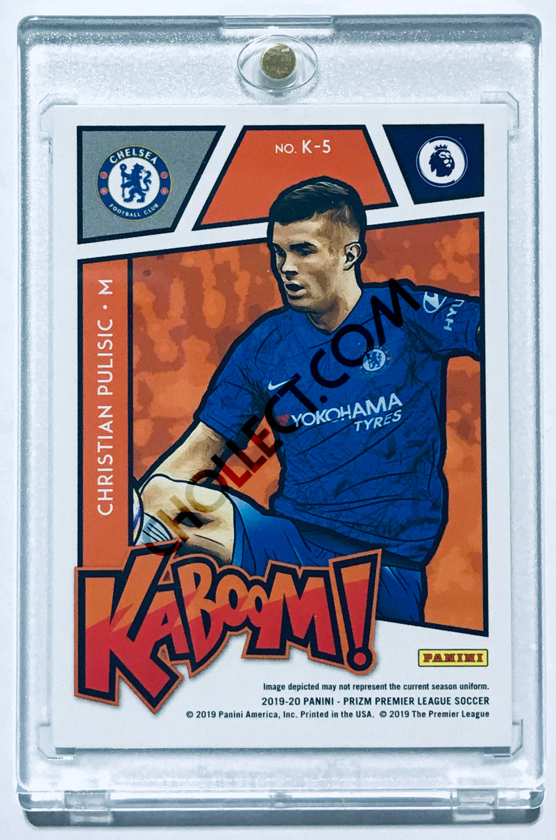 Christian Pulisic - Chelsea FC 2019-20 Panini Prizm Premier League Kaboom! #5