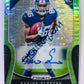 Darius Slayton - New York Giants 2019-20 Panini Prizm RC Rookie Autograph Neon Green Pulsar Parallel Insert #356