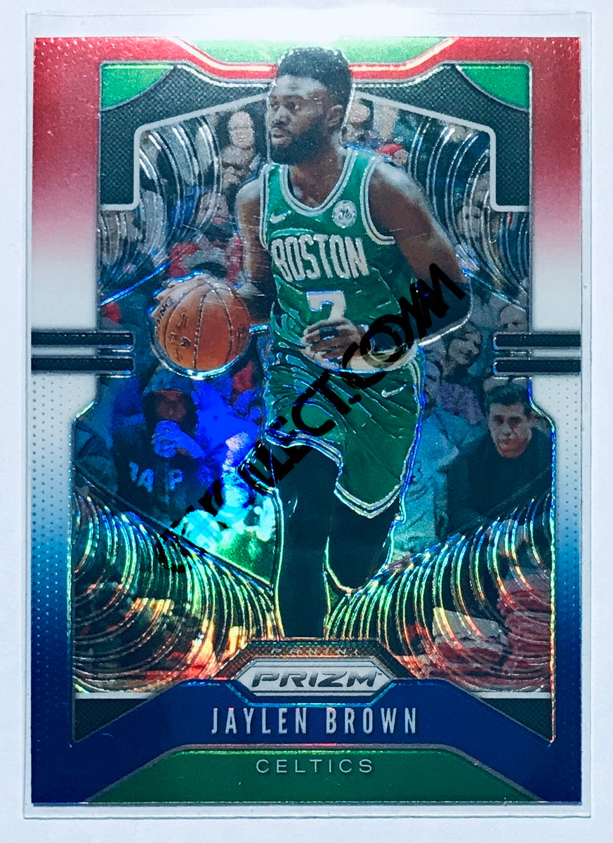 Jaylen Brown - Boston Celtics 2019-20 Panini Prizm Red/White/Blue Parallel #40