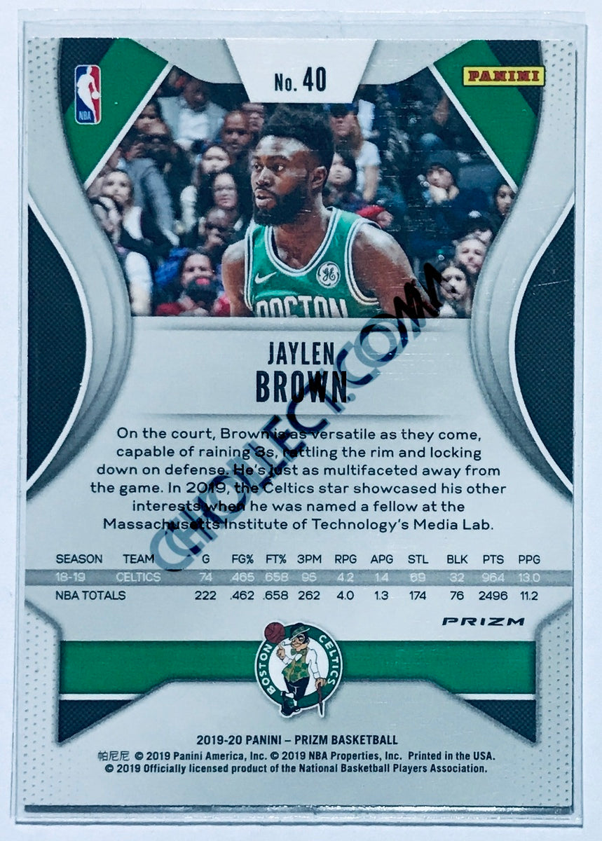 Jaylen Brown - Boston Celtics 2019-20 Panini Prizm Red/White/Blue Parallel #40