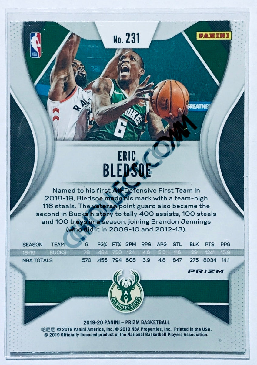 Eric Bledsoe - Milwaukee Bucks 2019-20 Panini Prizm Red/White/Blue Parallel #231