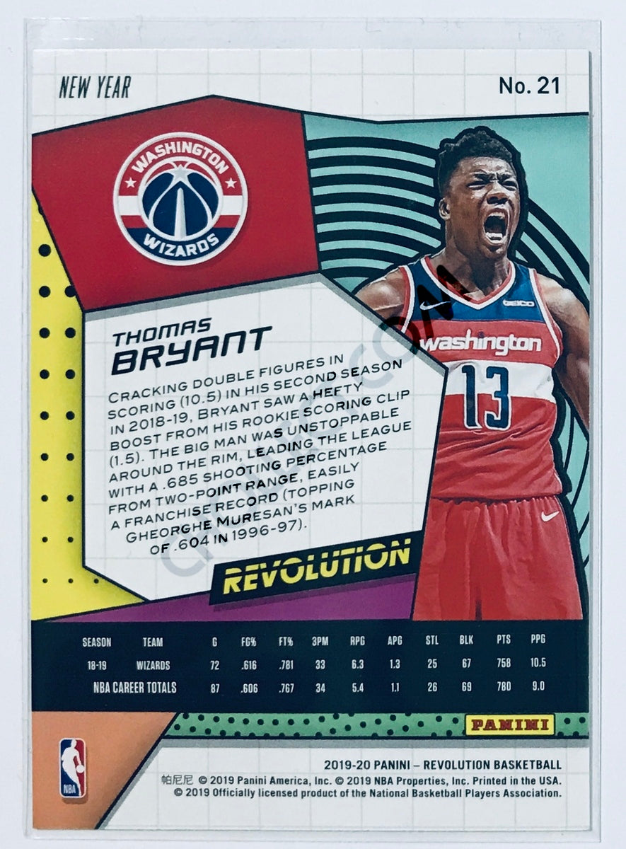 Thomas Bryant - Washington Wizards 2019-20 Panini Revolution New Year Parallel #21