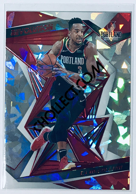 CJ McCollum - Portland Trail Blazers 2019-20 Panini Revolution New Year Parallel #89