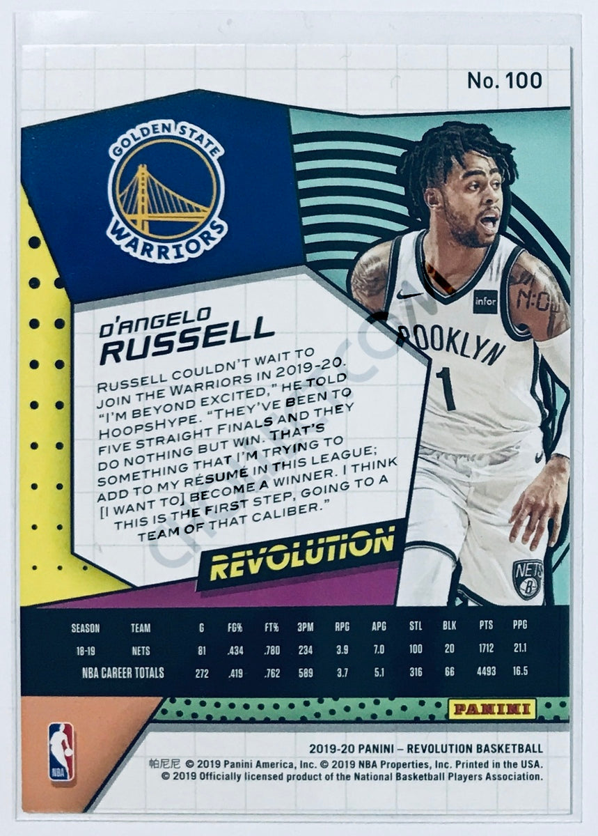 D'Angelo Russell - Golden State Warriors 2019-20 Panini Revolution #100