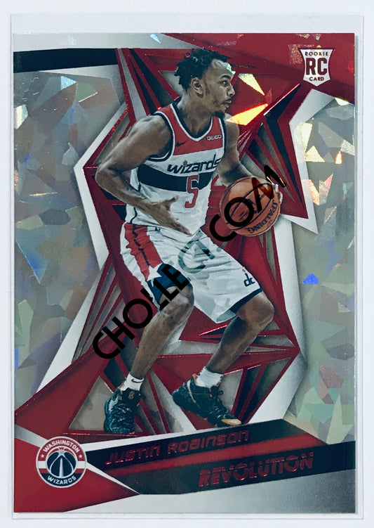 Justin Robinson - Washington Wizards 2019-20 Panini Revolution New Year Parallel RC Rookie #115