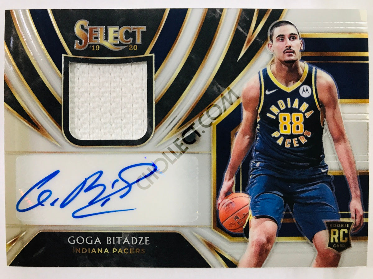 Goga Bitadze - Indiana Pacers 2019-20 Panini Select Rookie Jersey Autograph #RJA-GGB