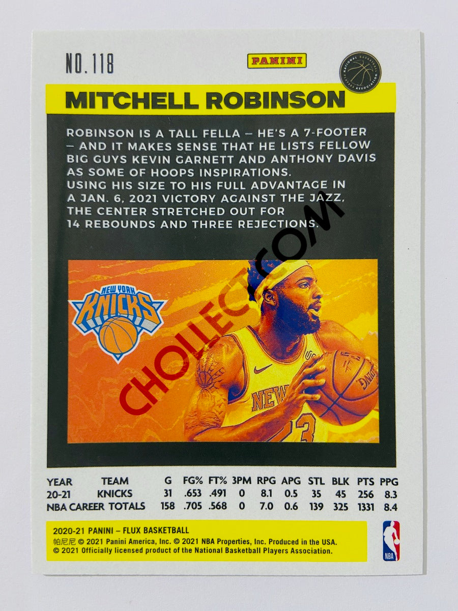 Mitchell Robinson – New York Knicks 2020-21 Panini Flux #118