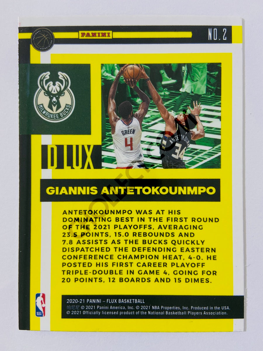 Giannis Antetokounmpo – Milwaukee Bucks 2020-21 Panini Flux D Lux