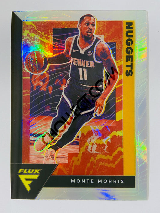 Monte Morris – Denver Nuggets 2020-21 Panini Flux Silver Parallel #48