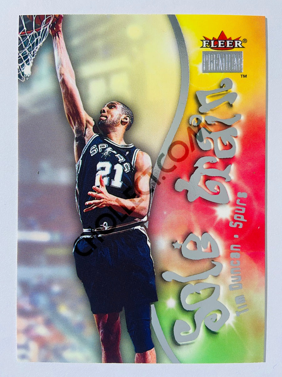Tim Duncan - San Antonio Spurs 2000-01 Fleer Premium Sole Train #14