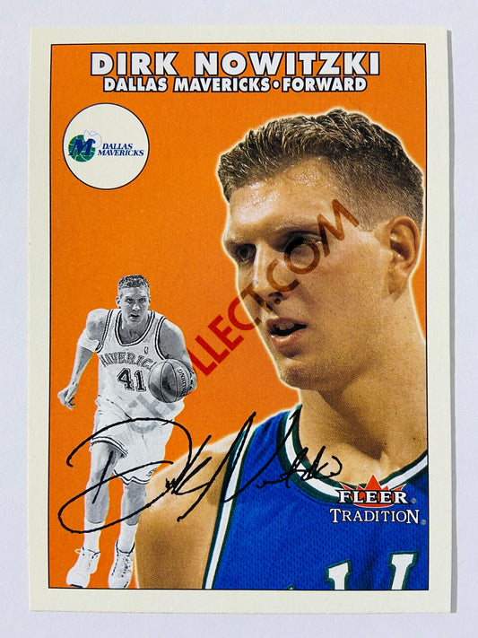 Dirk Nowitzki - Dallas Mavericks 2000-01 Fleer Tradition #108