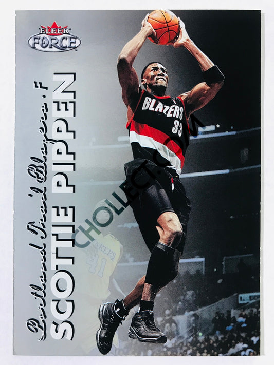Scottie Pippen - Portland Trail Blazers 1999-00 Fleer Force  #191