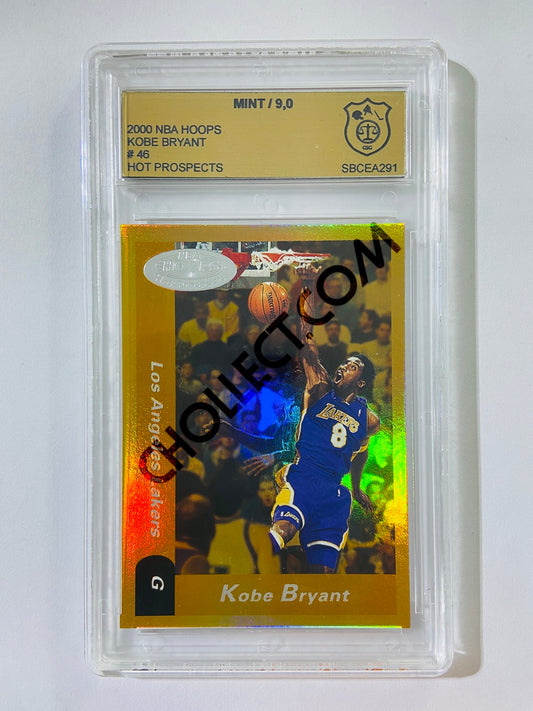 Kobe Bryant - Los Angeles Lakers 2000-01 Fleer Hoops Hot Prospects #46 [GS MT 9] SN: SBCEA291