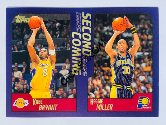 Kobe Bryant - Los Angeles Lakers / Reggie Miller - Indiana Pacers 2000 Topps Second Coming #292