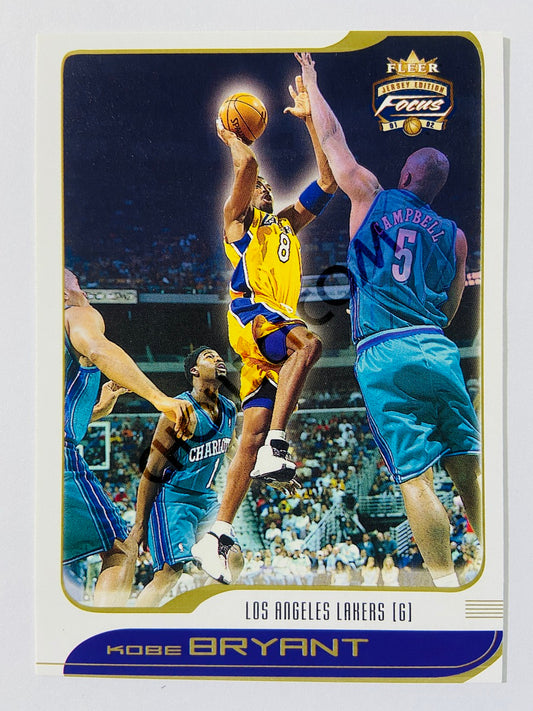 Kobe Bryant - Los Angeles Lakers 2001-02 Fleer Focus Jersey Edition #9