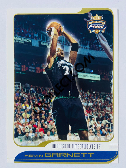 Kevin Garnett - Minnesota Timberwolves 2001 Fleer Focus Jersey Edition #96