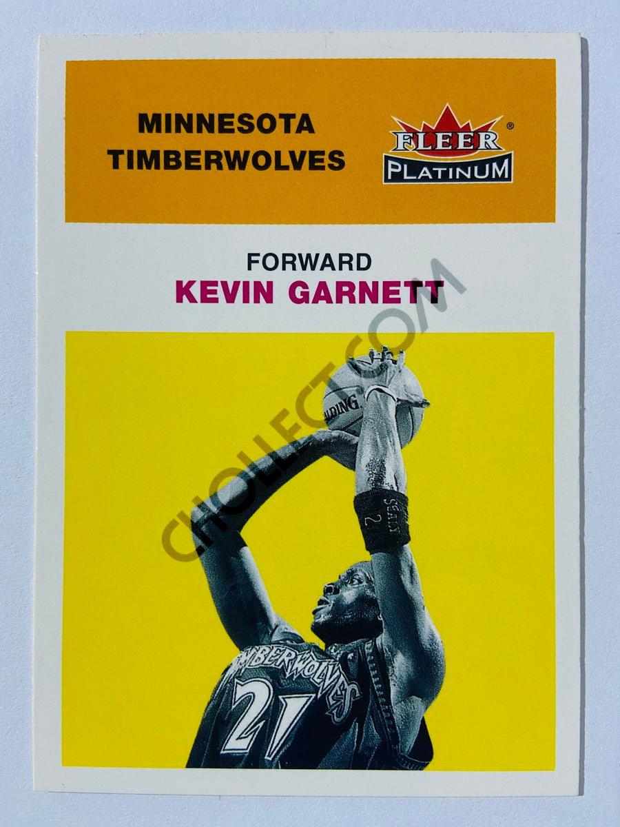 Kevin Garnett - Minnesota Timberwolves 2001 Fleer Platinum #54