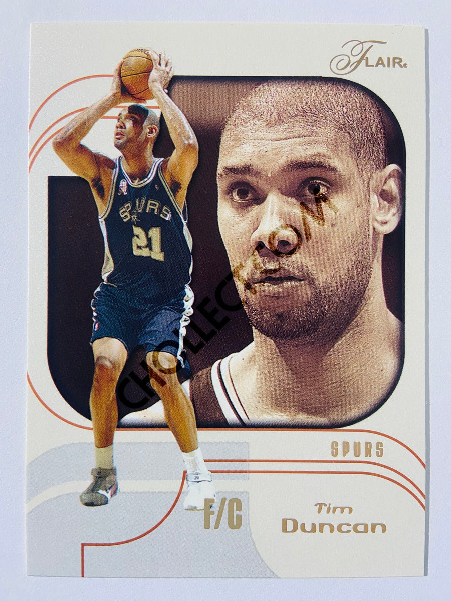 Tim Duncan - San Antonio Spurs 2002-03 Fleer Flair #31