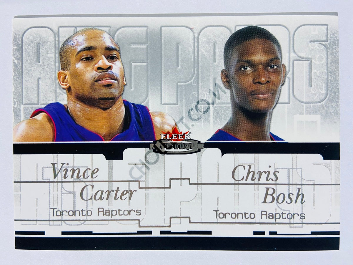 Chris Bosh (Rookie) / Vince Carter - Toronto Raptors 2003-04 Fleer Mystique #19 358/500