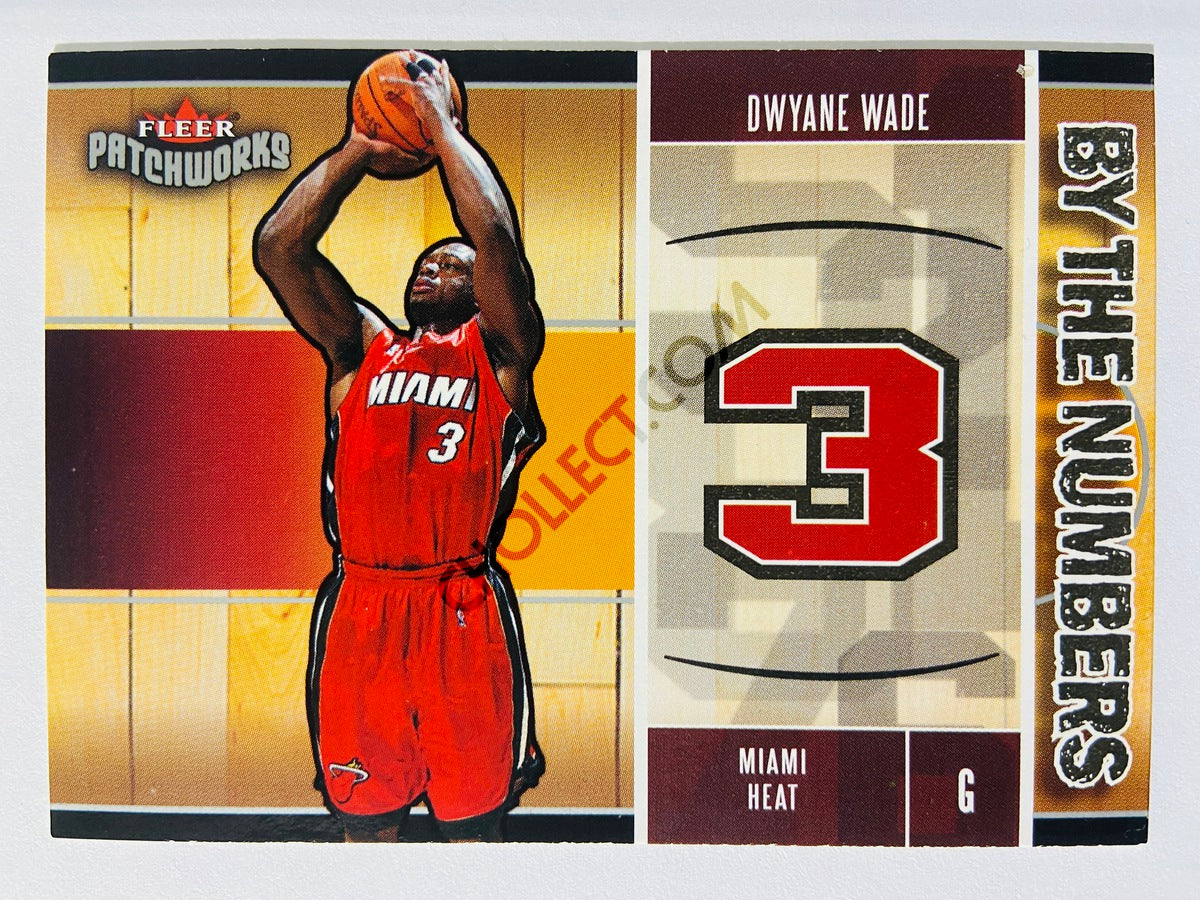 Dwyane Wade - Miami Heat 2003-04 Fleer Patchworks By the Numbers Rookie #5