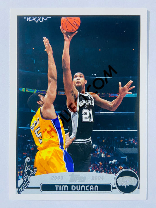 Tim Duncan - San Antonio Spurs 2003-04 Topps #21