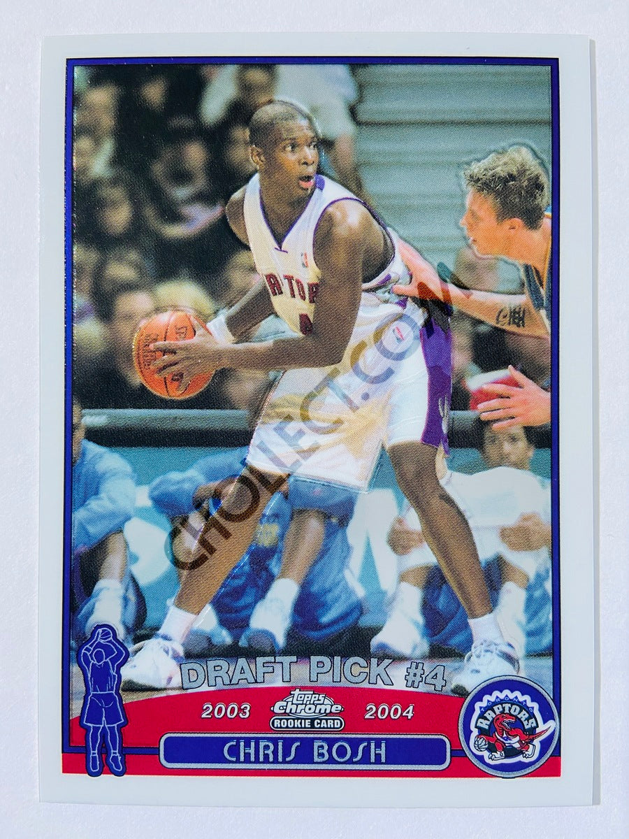 Chris Bosh - Toronto Raptors 2003-04 Topps Chrome NBA Draft Rookie #114