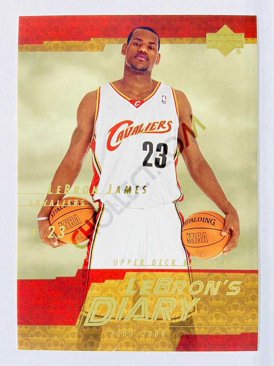 LeBron James - Cleveland Caveliers 2003-04 Upper Deck Lebron's Diary #LJ8