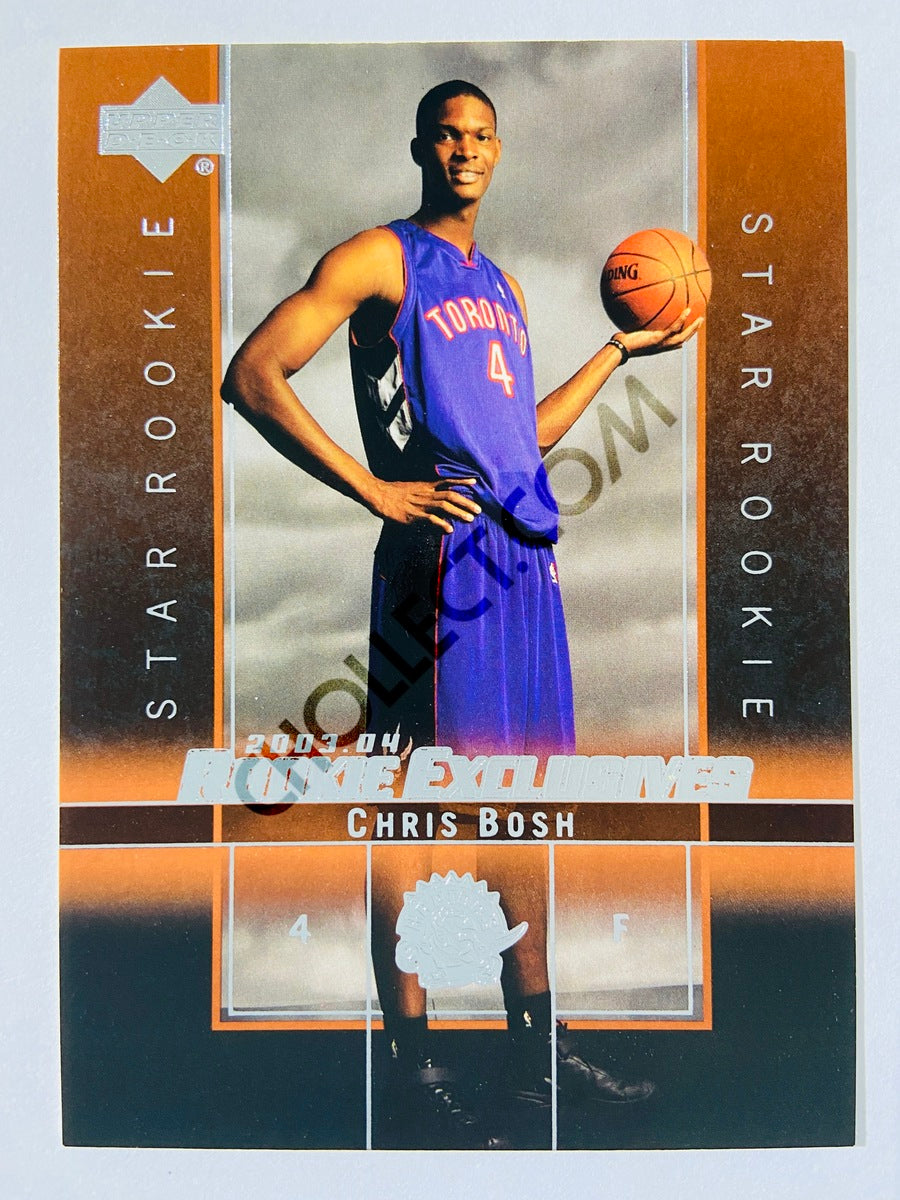 Chris Bosh - Toronto Raptors 2003-04 Upper Deck Rookie Exclusive Star Rookie #4