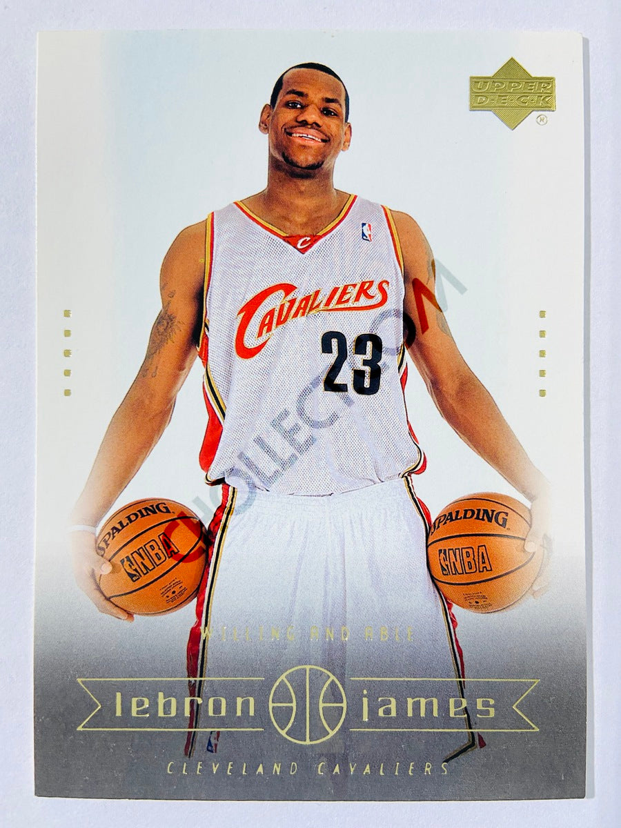 LeBron James - Cleveland Cavaliers 2003 Upper Deck Willing and Able Rookie Card #12