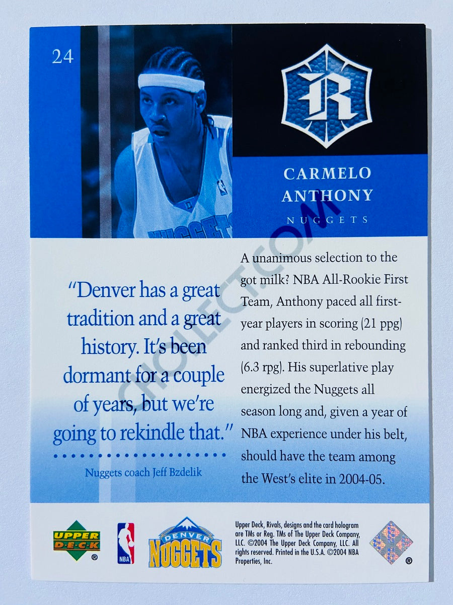 Carmelo Anthony - Denver Nuggets 2004-05 Upper Deck Rivals #24