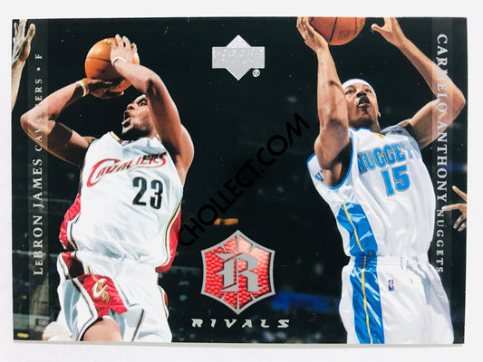 LeBron James - Cleveland Cavaliers / Carmelo Anthony - Denver Nuggets 2004-05 Upper Deck Rivals #27