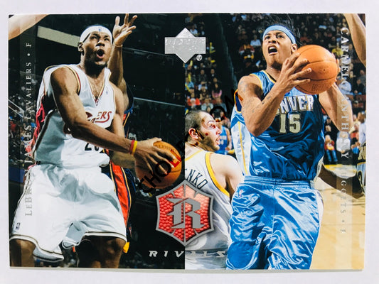 LeBron James - Cleveland Cavaliers / Carmelo Anthony - Denver Nuggets 2004-05 Upper Deck Rivals #28