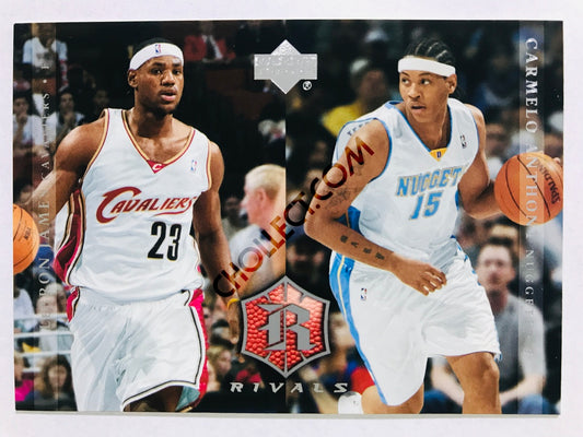 LeBron James - Cleveland Cavaliers / Carmelo Anthony - Denver Nuggets 2004-05 Upper Deck Rivals #30