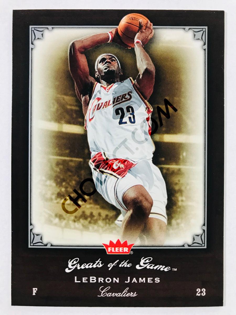 LeBron James - Cleveland Cavaliers 2005-06 Fleer Greats of the Game #53